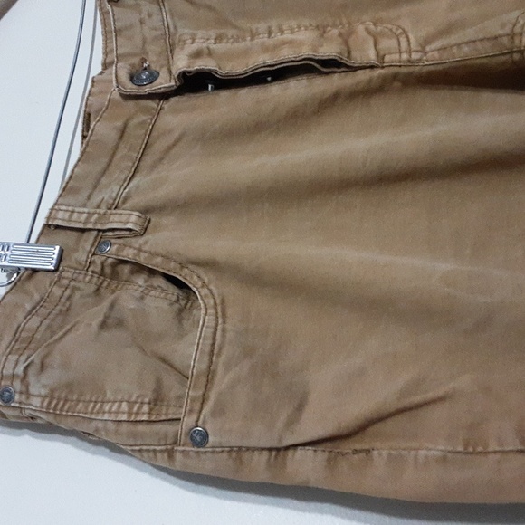 Smog pant men's 38 brown butterfly button closure straight legs - Picture 3 of 9